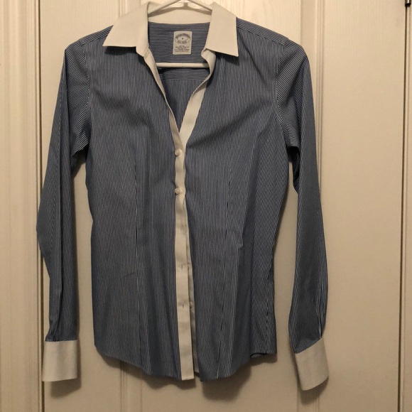 Brooks Brothers fitted non iron shirt in sz 0